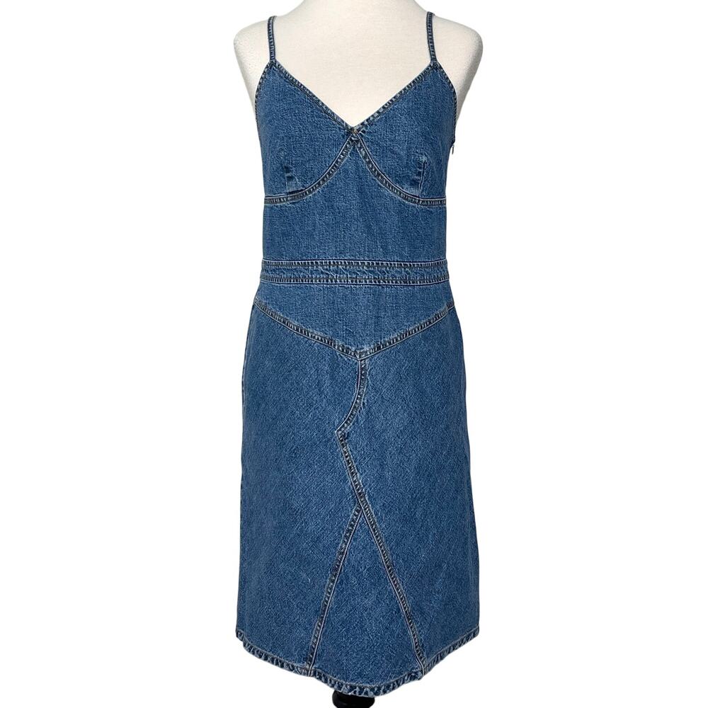 Y2K Vintage Tommy Hilfiger sz 8 Denim Dress